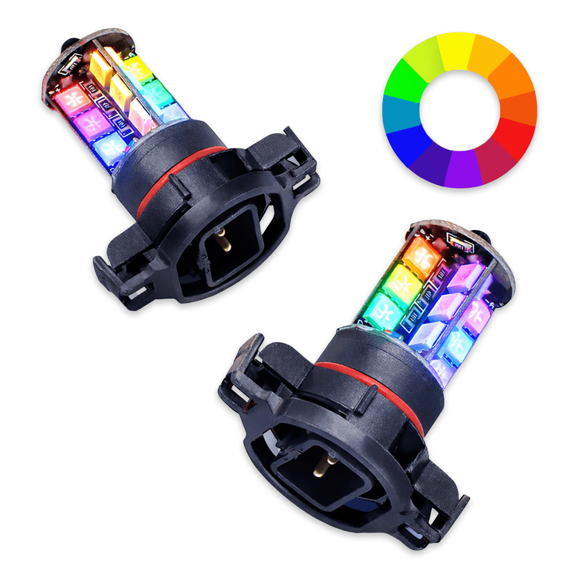 RGB fog lights transparent cover image