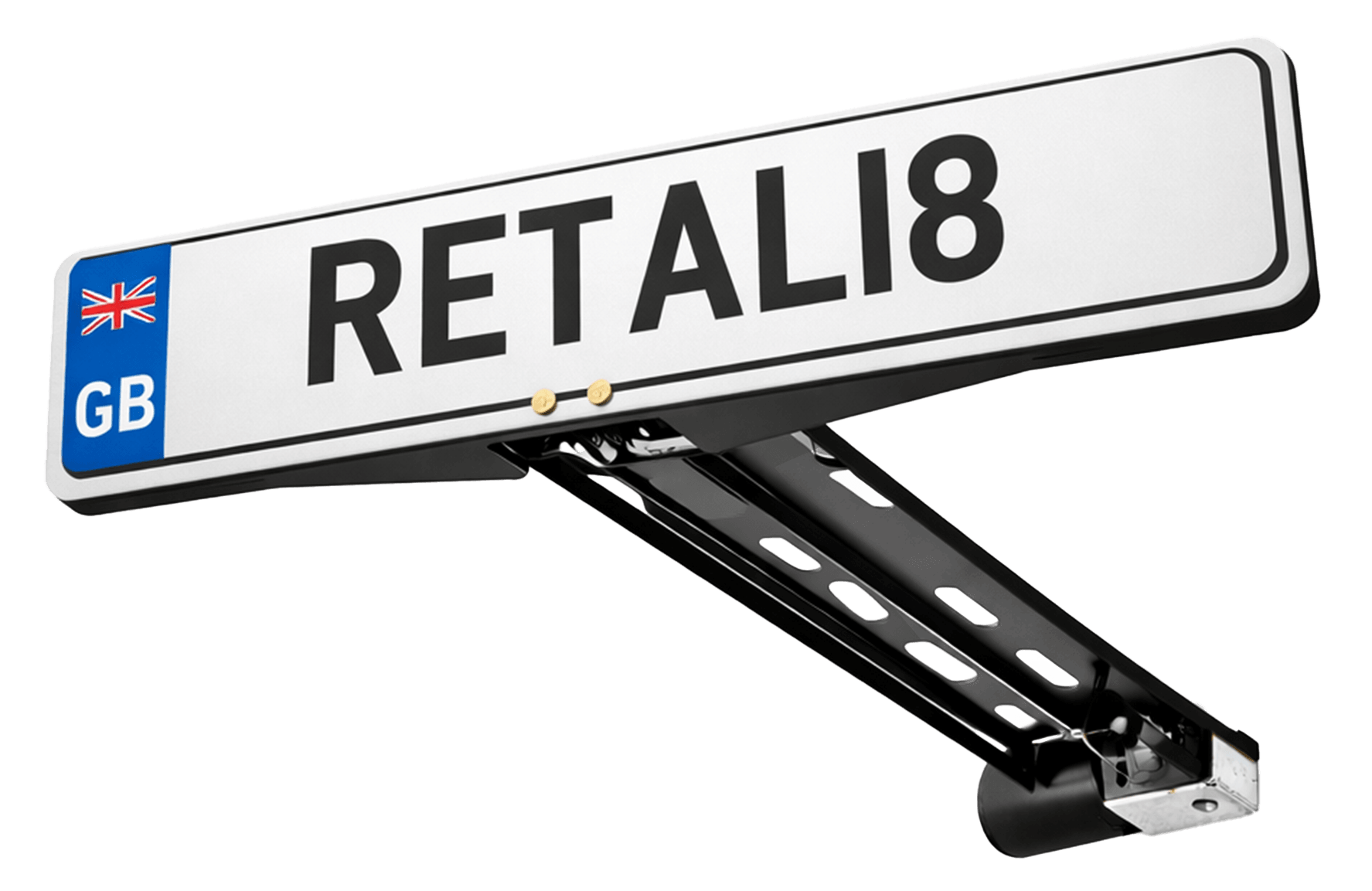Retractable license plate hero artwork