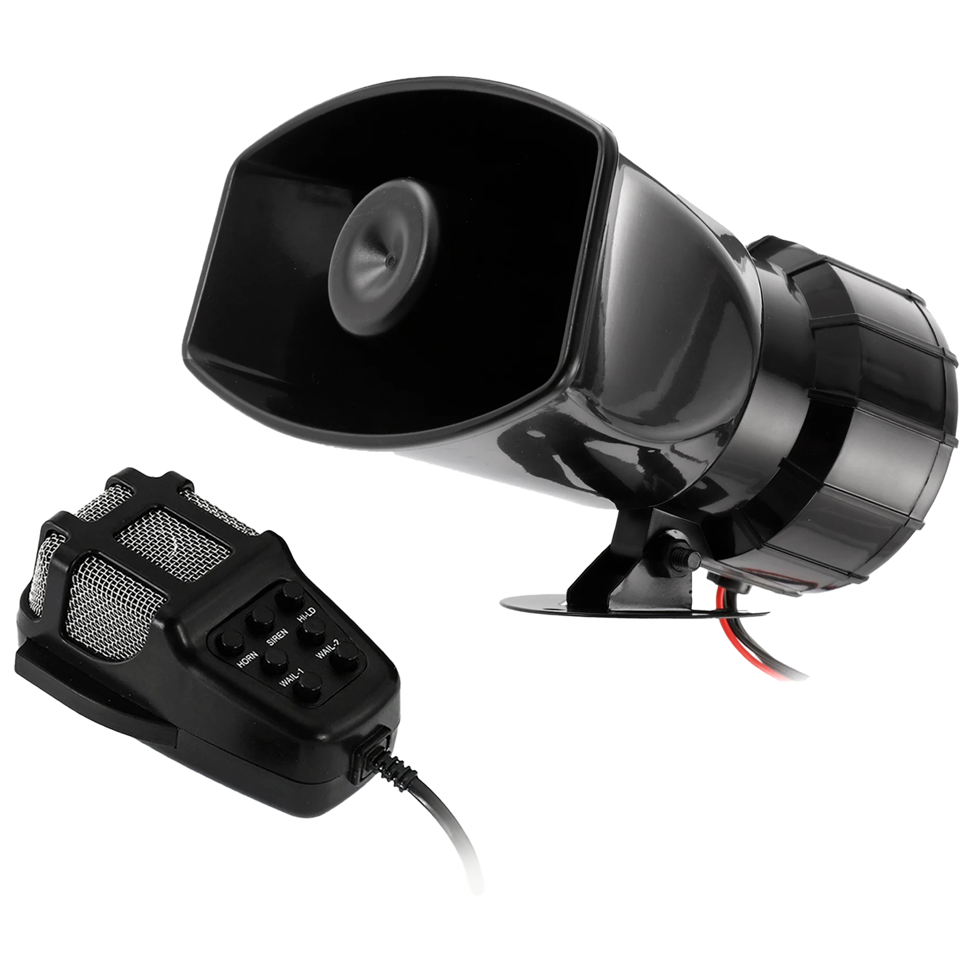 Car megaphone transparent cover image