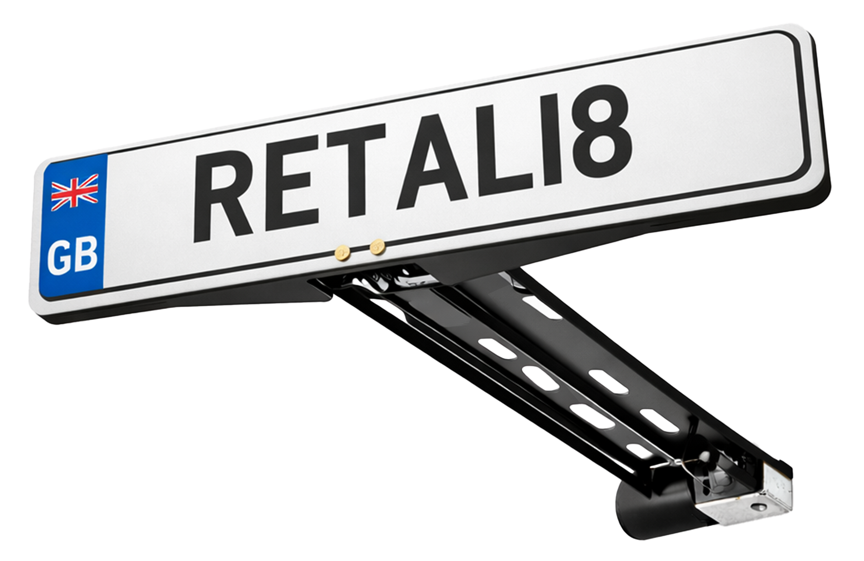 Retractable license plate hero artwork